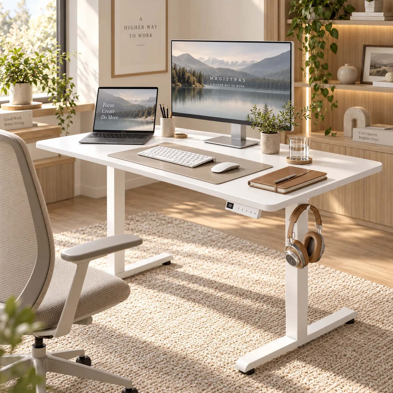 Bureau assis-debout MAGISTRAS Aube